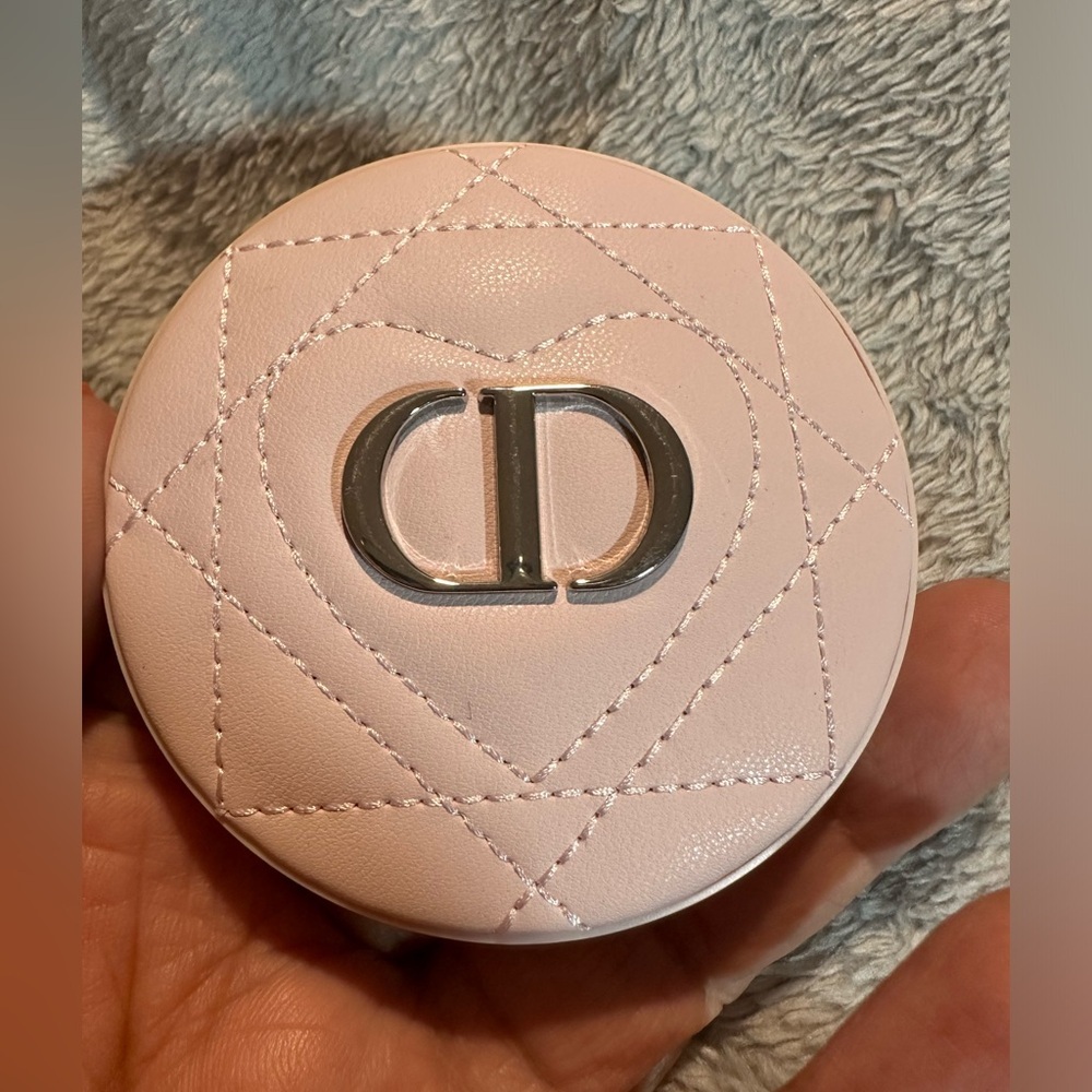 Dior dusty pink duo compact mirror